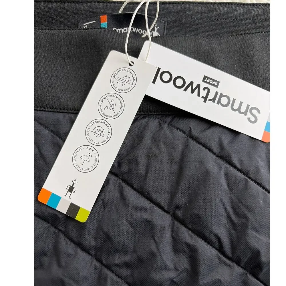 Smartwool Womens‎ Smartloft Skirt Size XL Black Pockets Pull On NEW